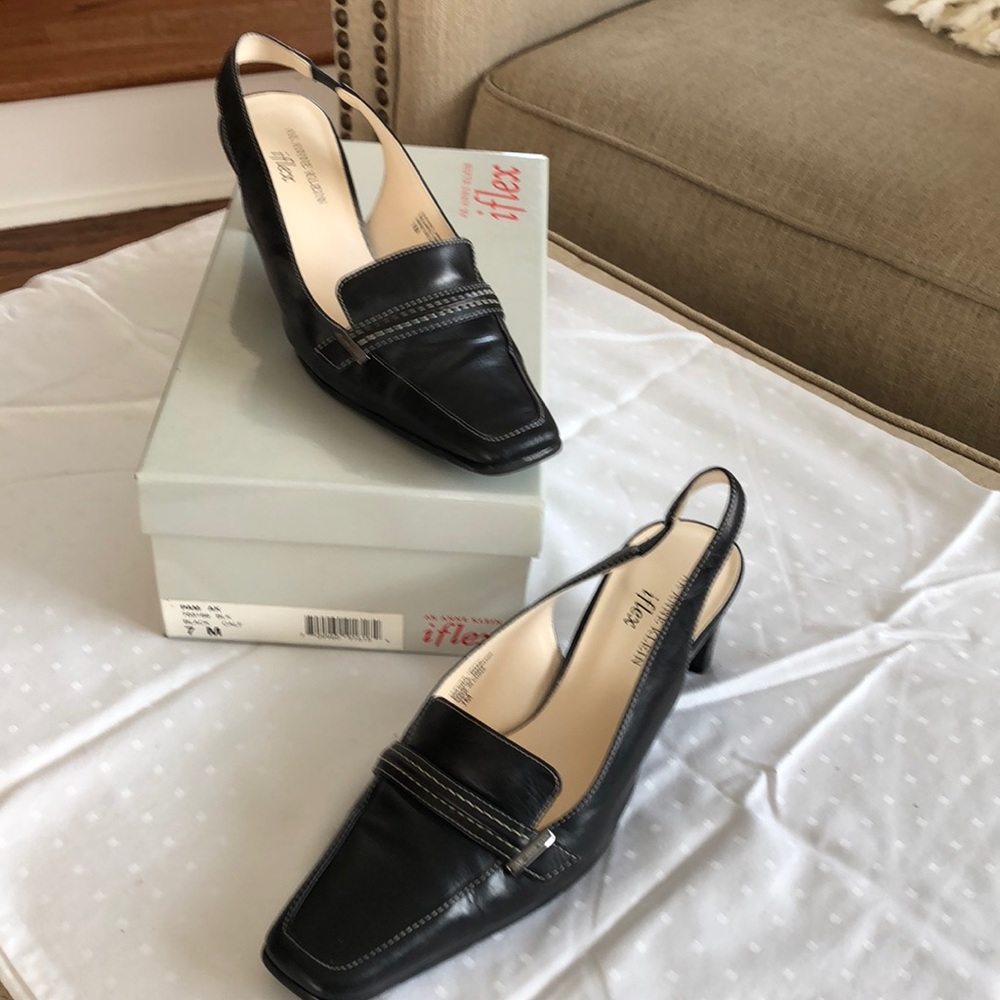 AM ANNE KLEIN IFLEX BLACK SZ 7
